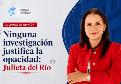 Ninguna investigación justifica la opacidad: Julieta del Río