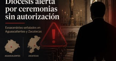 Diócesis alerta por exsacerdotes que realizan ceremonias sin autorización en Aguascalientes y Zacatecas