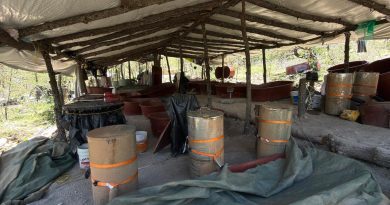 Aseguran Fuerzas de Seguridad laboratorio clandestino para elaboración de drogas sintéticas en Fresnillo