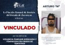 Vinculan a proceso a un hombre por violencia familiar agravada y tentativa de feminicidio en Fresnillo
