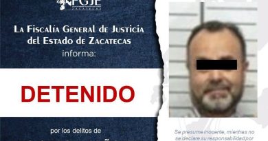 Ejecutan siete órdenes de aprehensión en cuatro municipios de Zacatecas