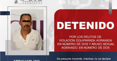 Cumplimenta FGJEZ siete órdenes de aprehensión y una de comparecencia en 24 horas
