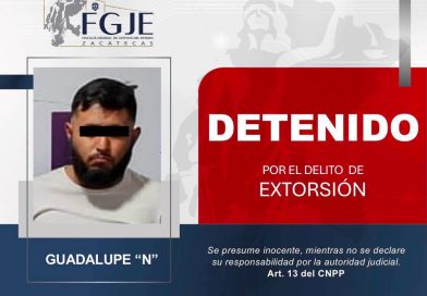 Cae presunto extorsionador de comerciantes tras operativo en Fresnillo