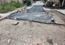 Rehabilitan con concreto hidráulico la calle Escolapios en Tabasco