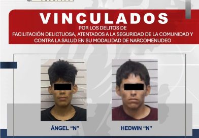Vinculan a proceso a dos personas detenidas en Juchipila por presunta facilitación delictuosa, narcomenudeo y otros delitos