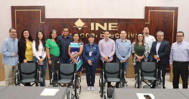 Módulos de Atención Ciudadana de INE Zacatecas reciben sillas de ruedas para una atención más incluyente