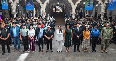 TERE JIMÉNEZ RECONOCE TRABAJO, VALENTÍA Y PROFESIONALISMO DE POLICÍAS ESTATALES, MUNICIPALES Y MILITARES