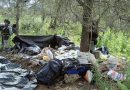Desmantelan campamento utilizado por grupo delictivo; aseguran vehículo, cartuchos y probable droga