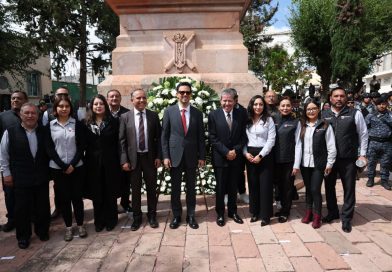 Encabeza Gobernador David Monreal ceremonia por CLXXIX Aniversario de Gesta Heroica de Chapultepec