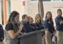 Gabriela Arellano participa en ceremonia de arranque del ciclo escolar en la Normal de Juchipila