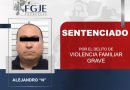 Sentencian a dos años de prisión a hombre por violencia familiar grave en Zacatecas