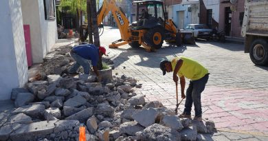 Inician en calle Colón obras para ampliar banquetas y mejorar movilidad peatonal