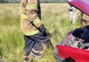 Salida de camino moviliza a cuerpos de emergencia en la carretera federal 54