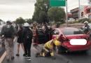 Choque múltiple afecta circulación en el Bulevar López Portillo