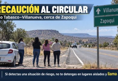 REPORTAN ASALTO Y ROBO DE VEHÍCULO EN LA CARRETERA FEDERAL 54, CERCA DE ZAPOQUI