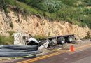 Fatal accidente en Colomos, Calvillo deja sin vida a conductor de tractocamión sobre la carretera 70