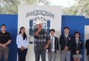 Presidente Olegario Viramontes visita la Secundaria Federal Valentín Gómez Farías y refrenda respaldo a la comunidad educativa