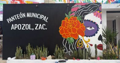 Inician trabajos de mantenimiento y decoración en el Panteón Municipal de Apozol por el Día de Muertos