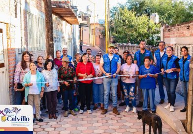 Calvillo fortalece su infraestructura urbana con nuevas obras en tres colonias