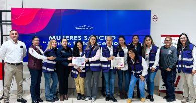 Capacita Secretaría de las Mujeres a 218 trabajadoras de Minera Saucito en prevención y erradicación de violencia