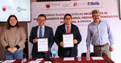 Zacatecas duplica a 340 millones de pesos su bolsa de financiamiento para empresas