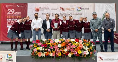 Celebra Cecytez XIX Concurso Estatal de Escoltas de Bandera e inicia conmemoración de su 29 Aniversario